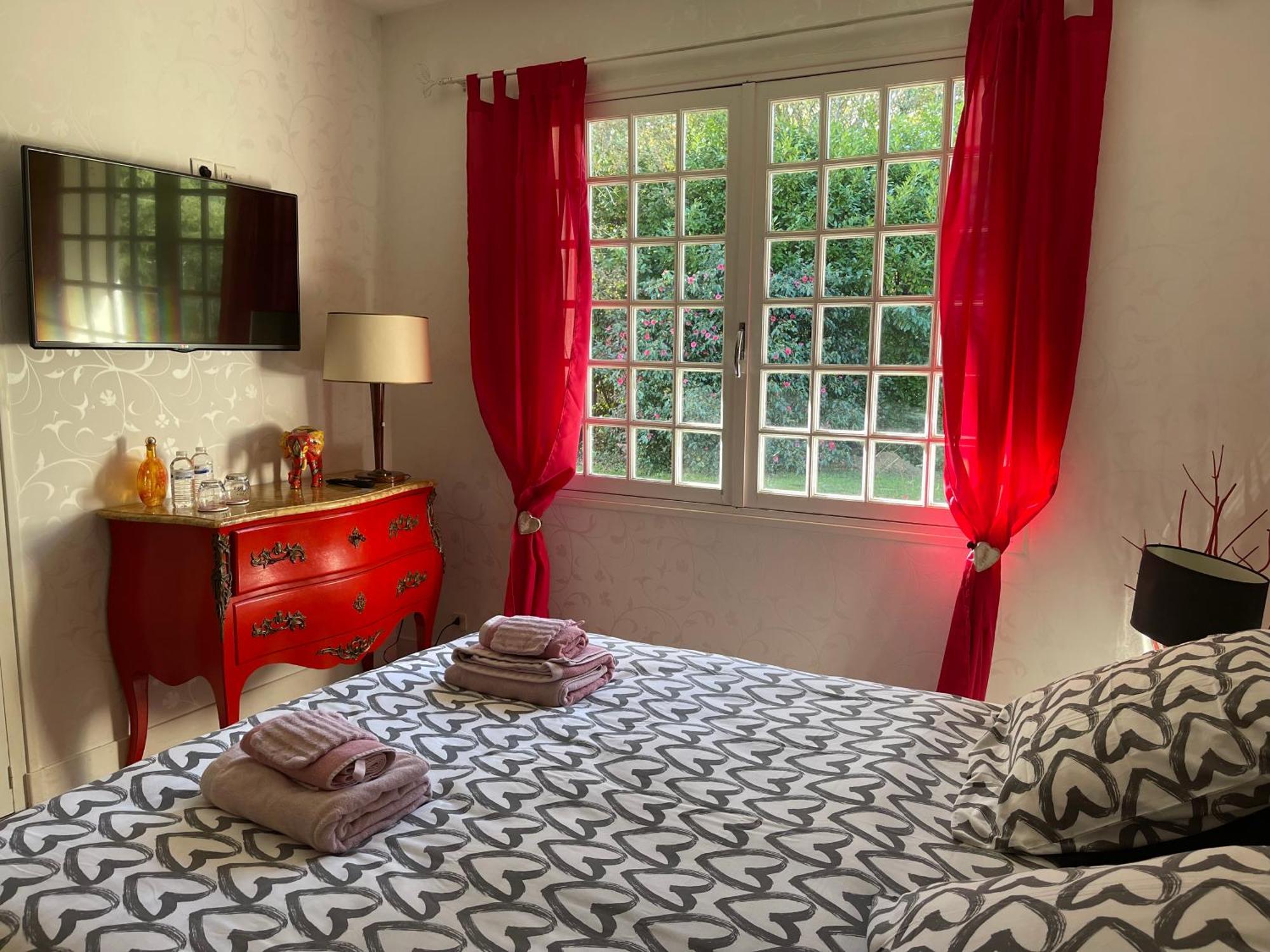 La Belle Chaumiere Bed & Breakfast Bretagne-de-Marsan Ngoại thất bức ảnh